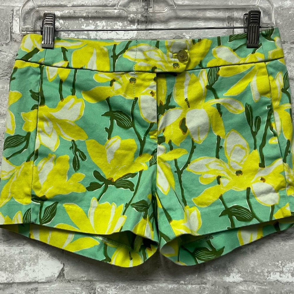 J.Crew Floral Chino City Fit Shorts size 00